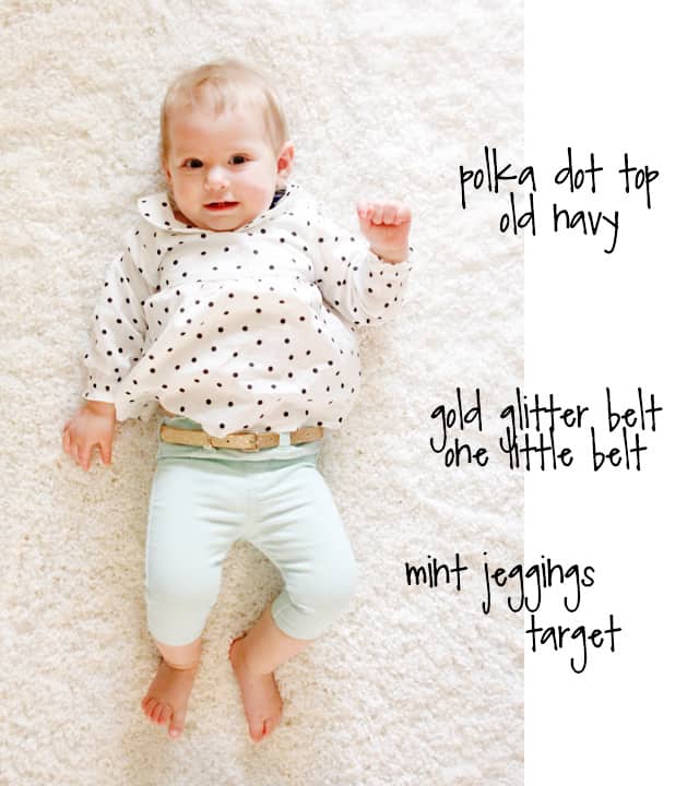 BABY STYLE // polka dot + mint