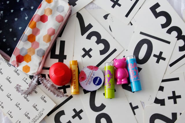 CHAPSTICK SAMPLER | See-through zipper bag