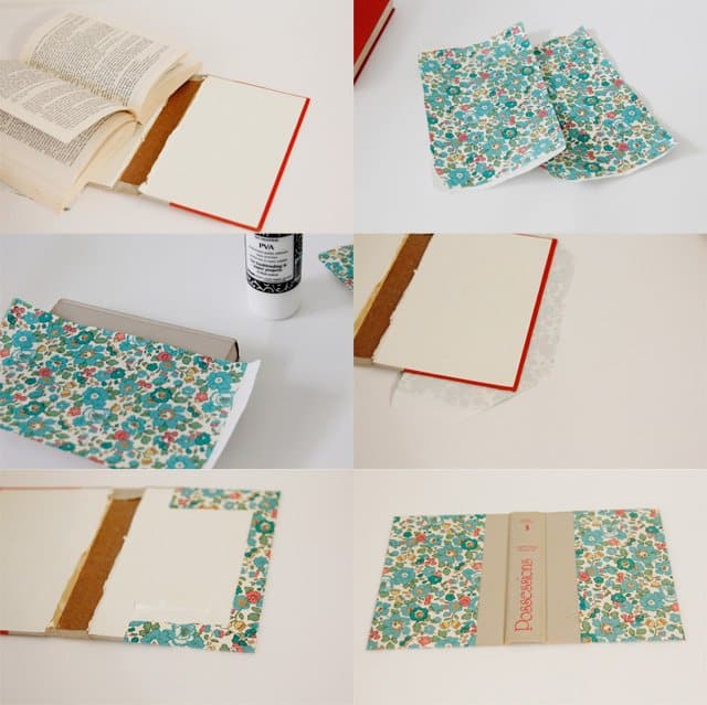 diy book clutch