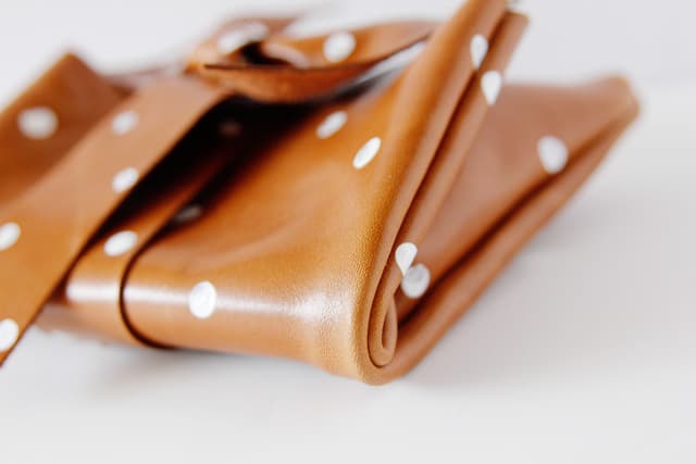 leather-polka-dot-clutch