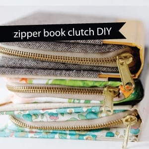 buy + diy: zipper book clutch tutorial! - see kate sew