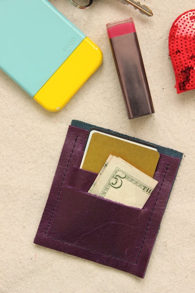 DIY Mini Leather Wallet 1