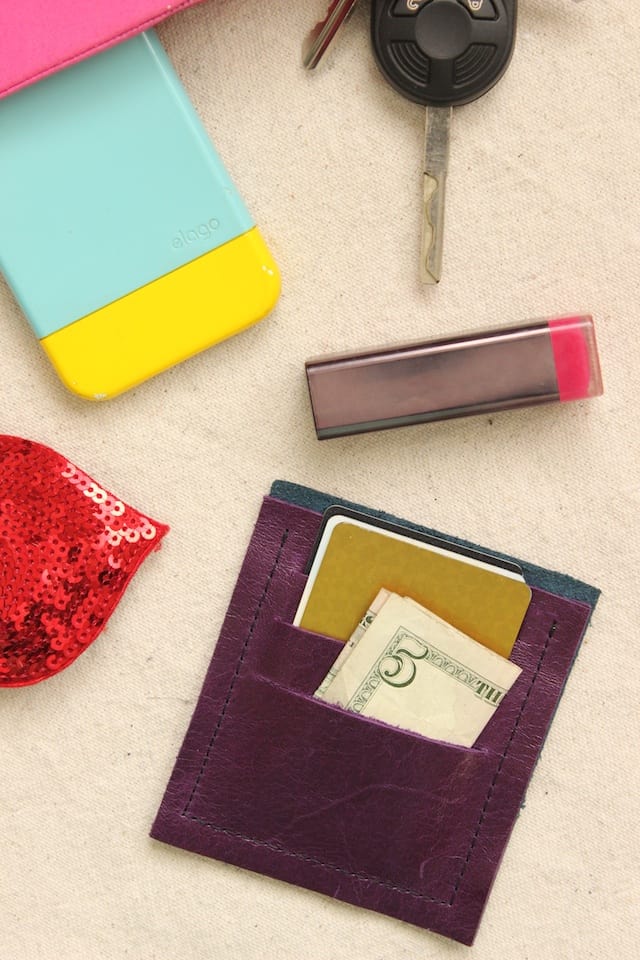 DIY Mini Leather Wallet 3