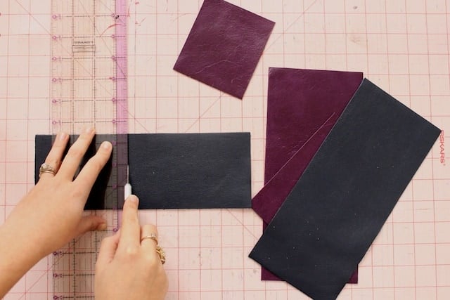 DIY Mini Leather Wallet - Step 1