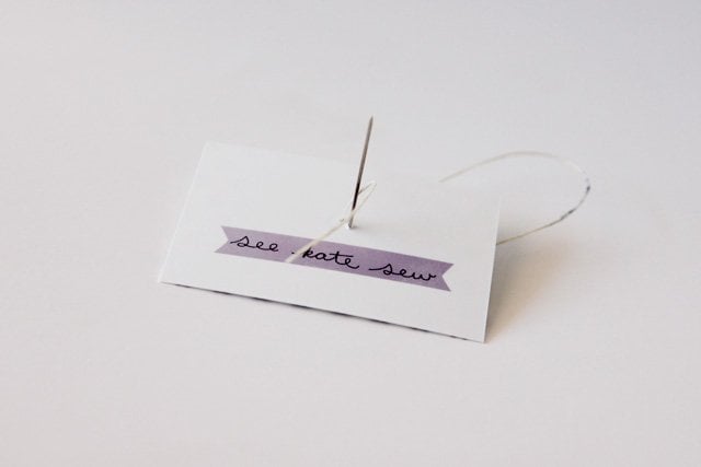 sewing business cards