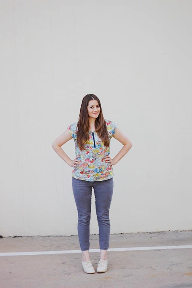 see kate sew // ZIPPY TOP HACK