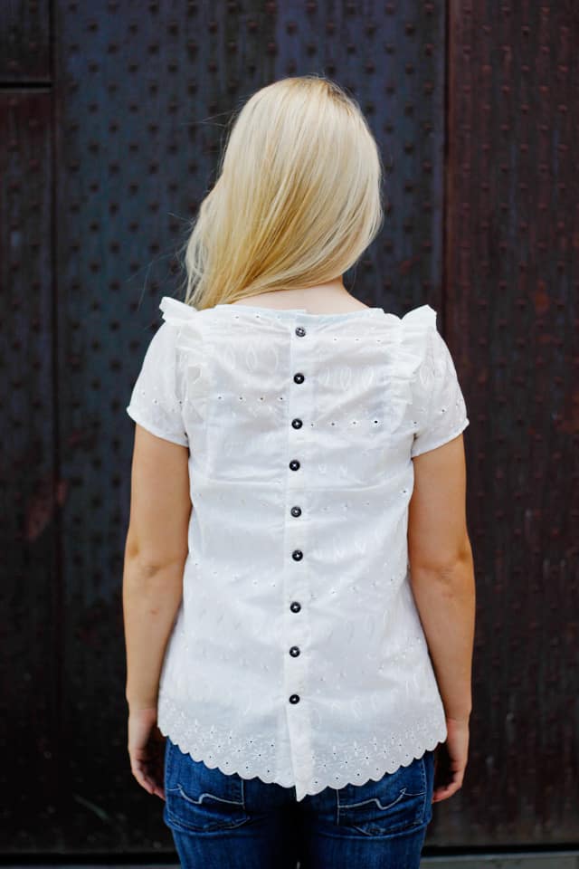 the callie top sewing pattern // seekatesew.com