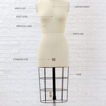 Parts of a Dressform