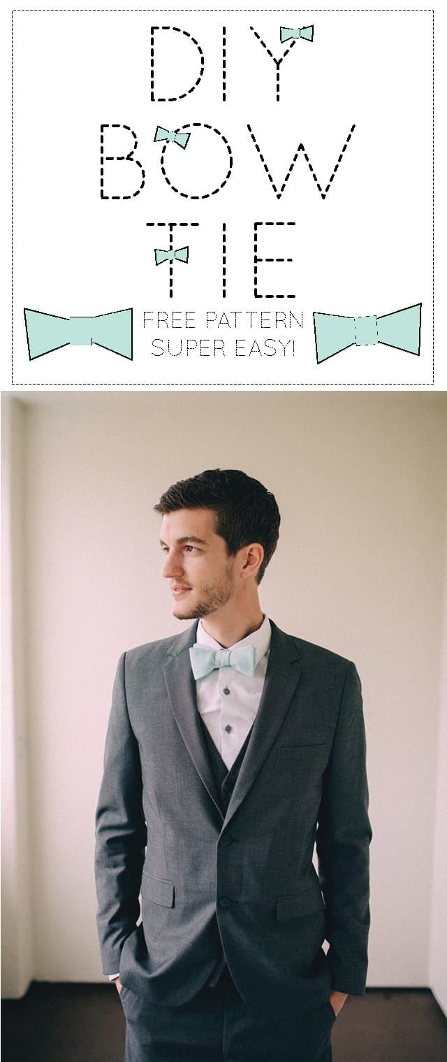 DIY bow tie pattern - see kate sew