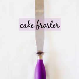use a cake froster for sewing? Click to find out why you'll need one too!