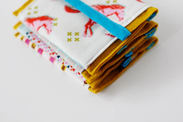 Velcro Wallet Tutorial Sewing Pattern | DIY sewing wallet pattern