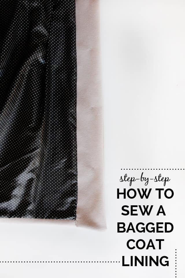 bagged lining tutorial 