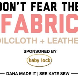 Don't Fear the Fabric
