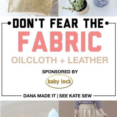 Learn to sew confidently with Oilcloth and Leather with this great series from MADE and See Kate Sew! Over 10 simple and useful projects to get you started!