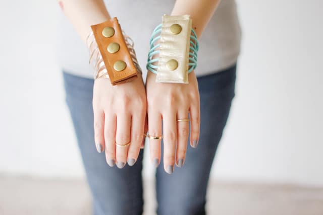 DIY Leather Cord Snaps; a Cricut Project