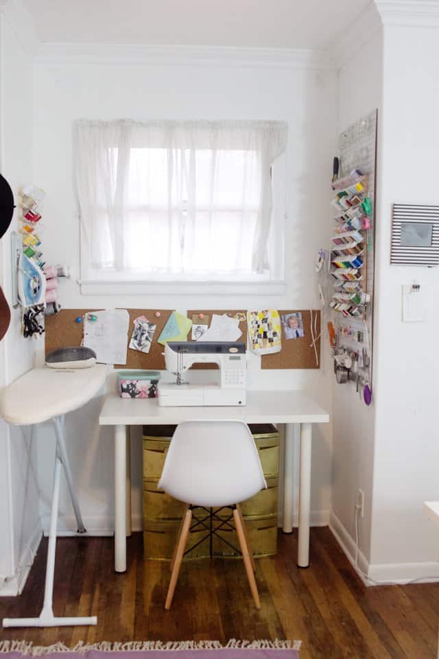 Where I Sew // Sewing Room Tour - see kate sew