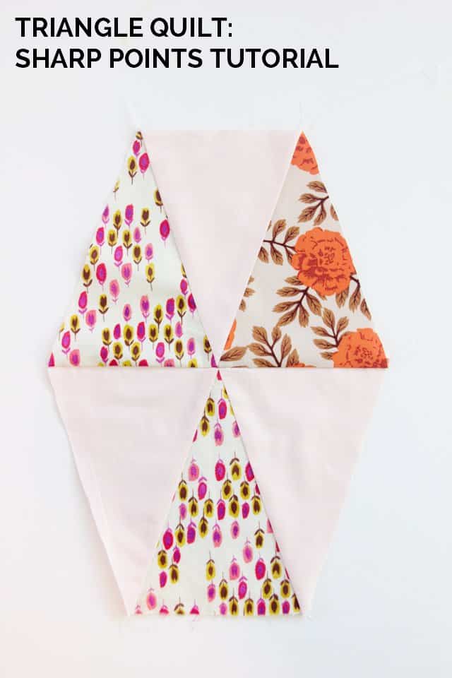 Triangle Quilt Pattern Update: How to get Sharp Triangles - see kate sew