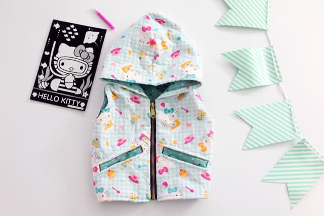 Hooded Hello Kitty Pattern