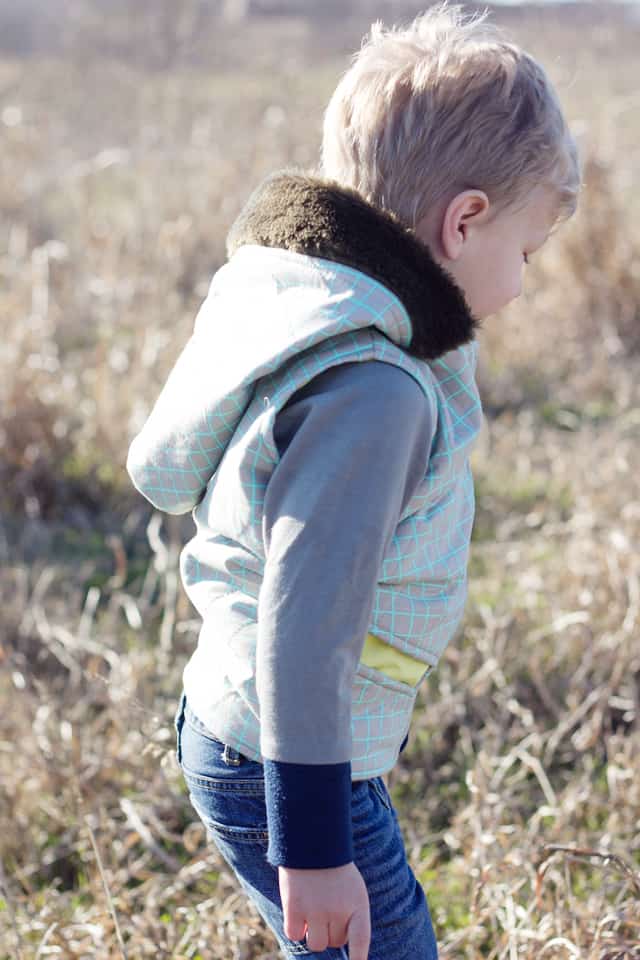 aztec hooded vest pattern 