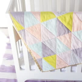 One Hour Triangle Quilt