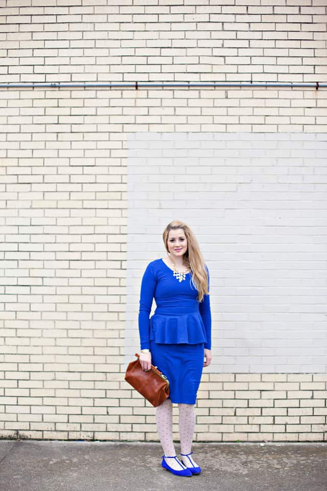 Peplum Dress 