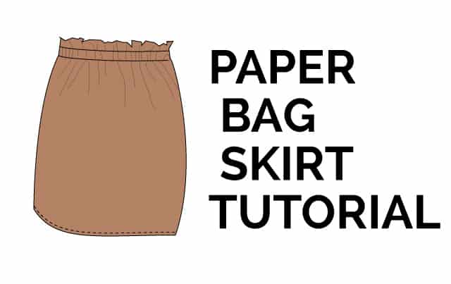Paper Bag Skirt Tutorial
