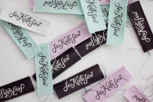 4 ways to make your own clothing labels with HPx360 - see kate sew