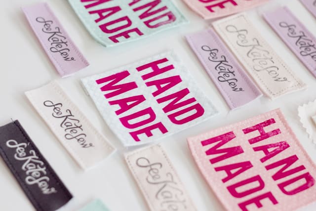 handmade sewing labels