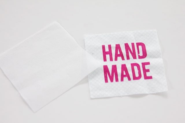 HANDMADE silkscreen labels