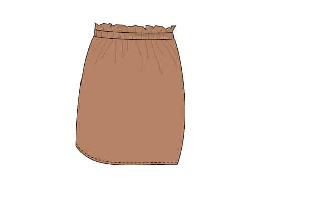 Paper Bag Skirt