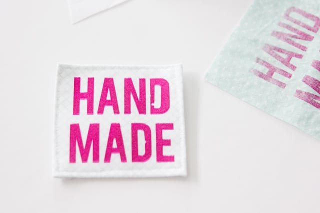 HANDMADE silkscreen labels