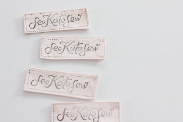 stamped labels