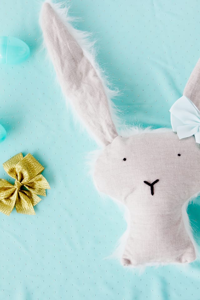 FREE stuffed bunny pattern + tutorial | Stuffed Bunny Tutorial | Stuffed Animal Tutorial | Stuffed Bunny Pattern | Toy Pattern | How to Make a Stuffed Bunny | Free Pattern || See Kate Sew #freepattern #sewingtutorial #seekatesew