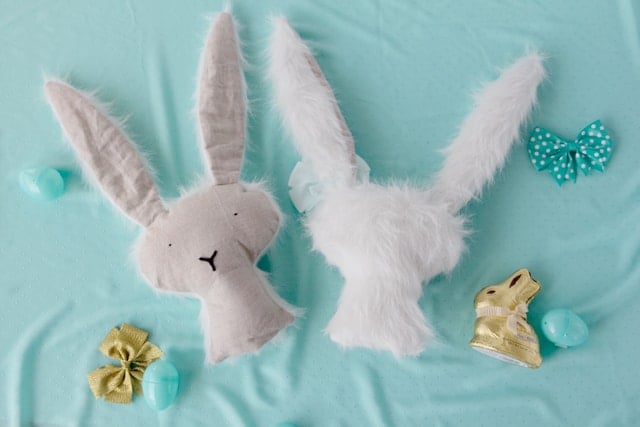 FREE stuffed bunny pattern + tutorial | Stuffed Bunny Tutorial | Stuffed Animal Tutorial | Stuffed Bunny Pattern | Toy Pattern | How to Make a Stuffed Bunny | Free Pattern || See Kate Sew #freepattern #sewingtutorial #seekatesew