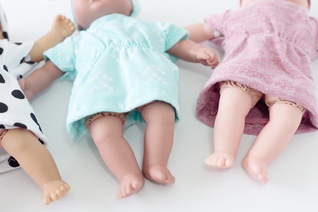 FREE mini baby doll dress and headband pattern 