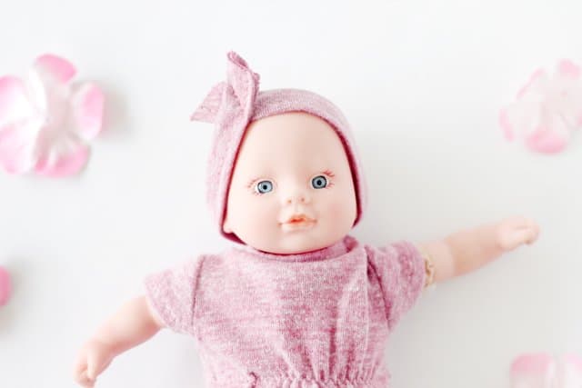 FREE mini baby doll dress and headband pattern 