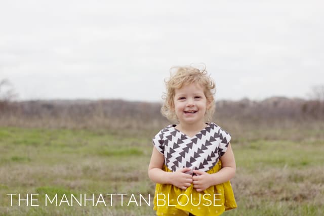 the Manhattan Blouse PDF Pattern