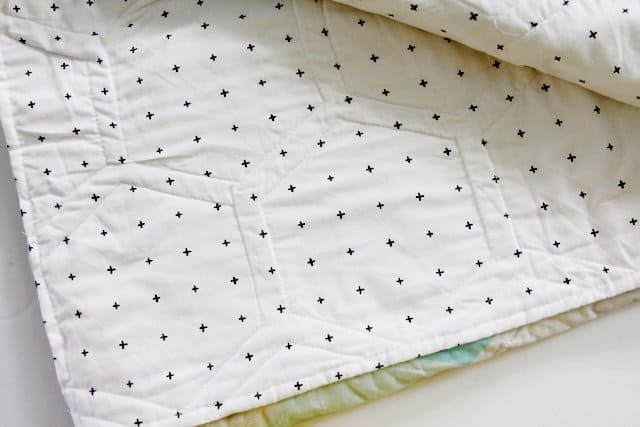 one hour hexagon quilt + the pillowcase bind - see kate sew