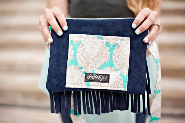 Leather Fringe Bag DIY | See Kate Sew