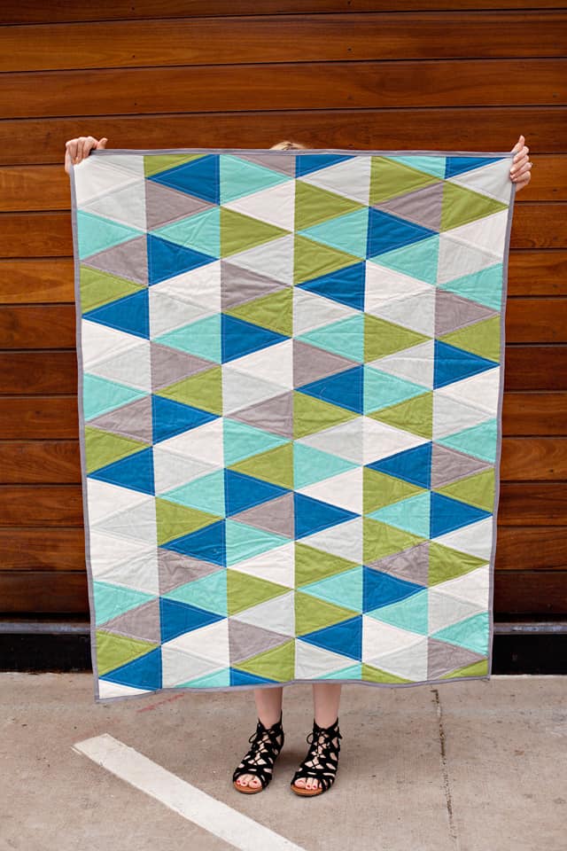 One Hour Triangle Quilts Colors | See Kate Sew