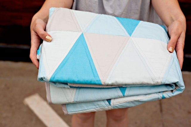 One Hour Triangle Quilts Colors | See Kate Sew