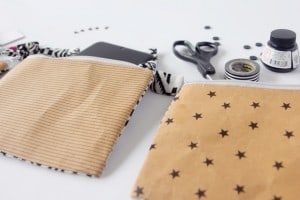 DIY Printed Zipper Pouch (from your inkjet printer!) - see kate sew