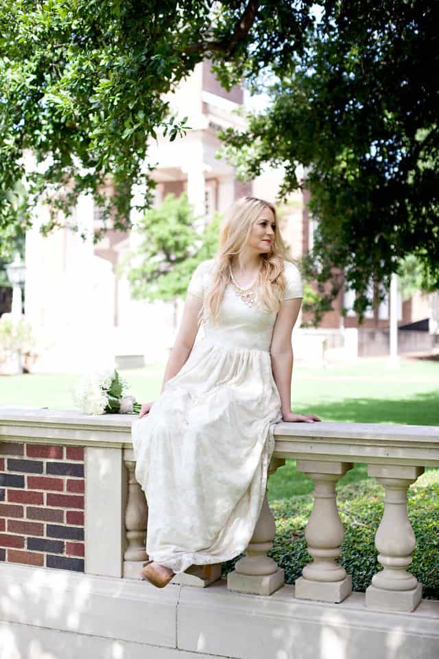 DIY Vintage Wedding Dress