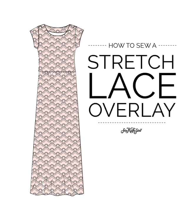 How to Sew a Lace Overlay on a Dress or a Top: Sewing Tutorial