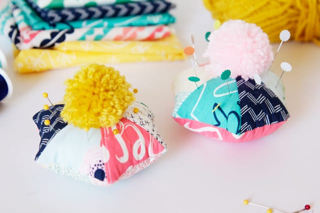 pom pom pincushions - see kate sew