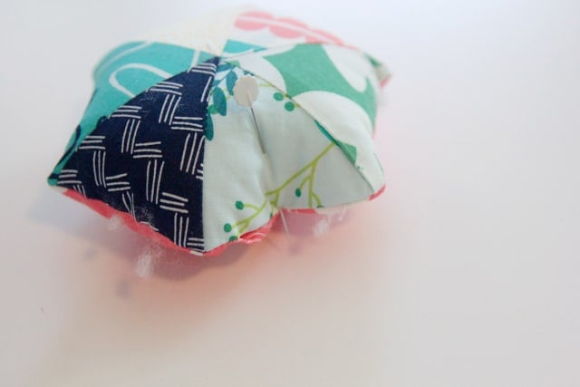 Hexagon Pom Pom Pincushion Tutorial | See Kate Sew