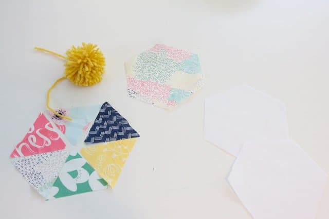 Hexagon Pom Pom Pincushion Tutorial | See Kate Sew