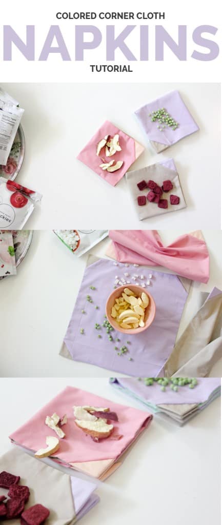 Colorblock Cloth Napkins Tutorial | See Kate Sew