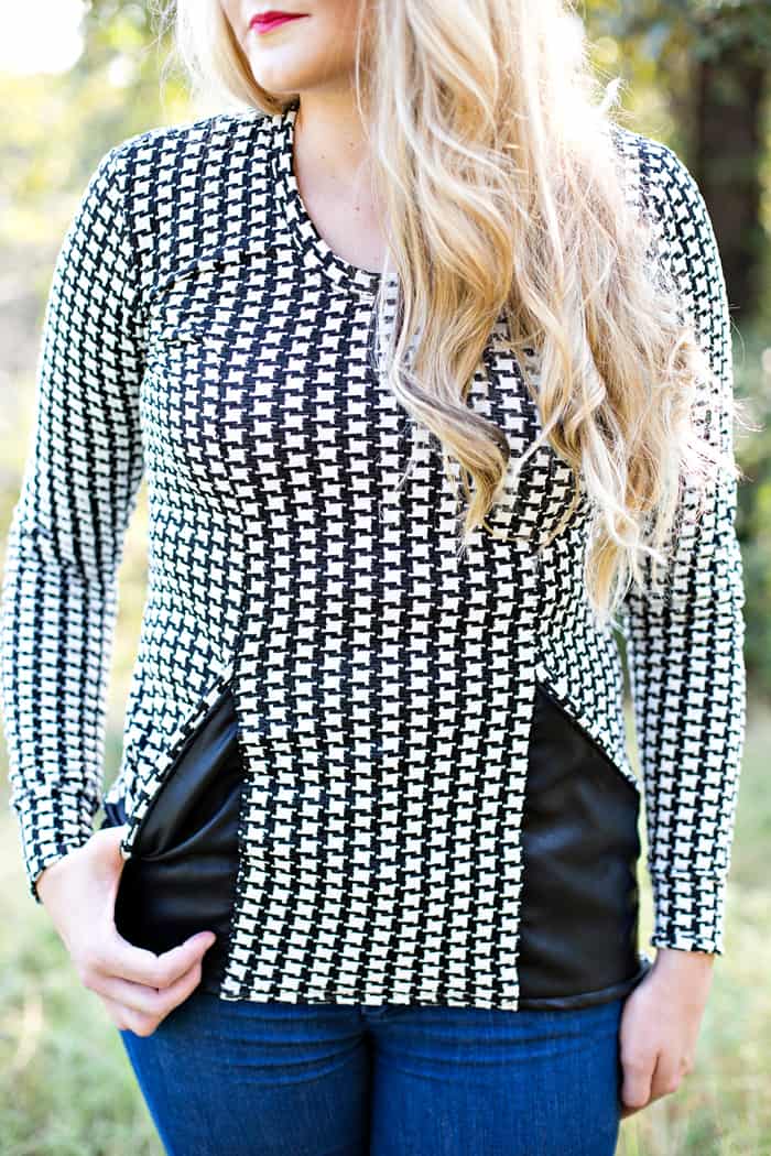 UNBIASED // The Denver Top | handmade top | fall fashion for women | fall style ideas | fall fashion | fall style tips | cool weather fashion | handmade clothing ideas || See Kate Sew