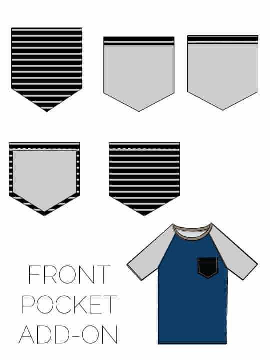 Recess Raglan Front Pocket Add-on | sewing 101 : simple front pocket tutorial | how to sew a shirt pocket | diy clothing ideas | simple sewing tutorials | diy sewing tips | sewing tips and tricks | sewing tutorials | diy kids clothing || See Kate Sew #diykidsclothing #sewingtutorials #howtosewashirtpocket #seekatesew